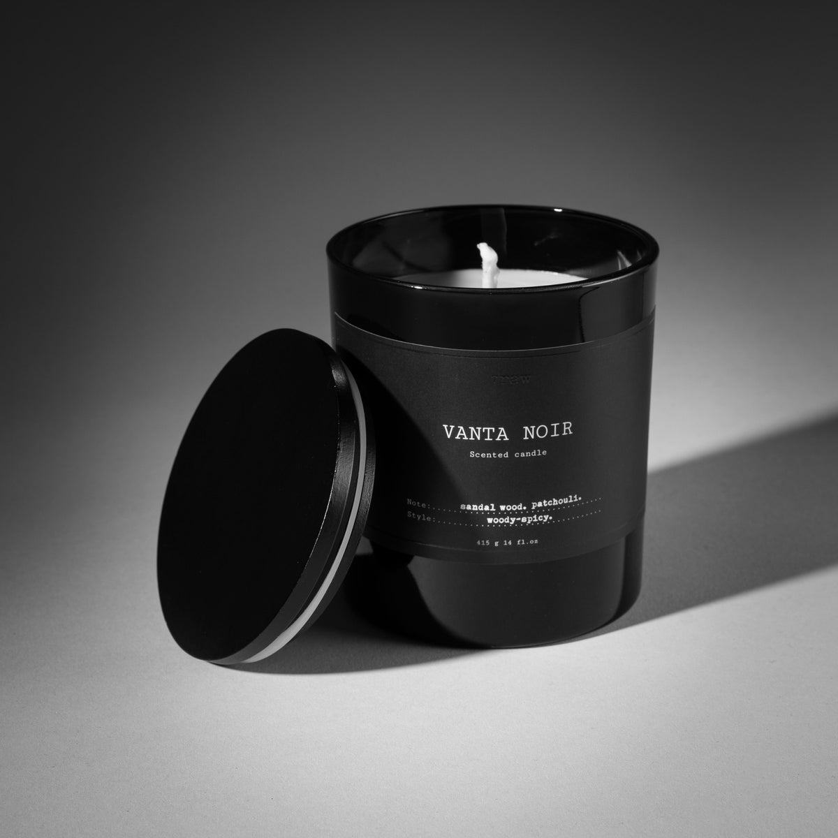 Vanta Noir scented massage candle by 7Raw